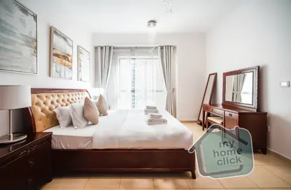 Apartment - 1 Bedroom - 2 Bathrooms for rent in Rimal 3 - Rimal - Jumeirah Beach Residence - Dubai