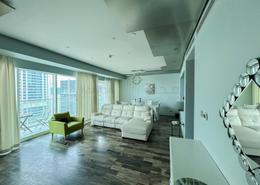 Living Room image for: Apartment - 2 bedrooms - 2 bathrooms for rent in Damac Heights - Dubai Marina - Dubai, Image 1