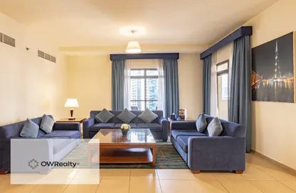 Apartment - 2 Bedrooms - 3 Bathrooms for rent in Roda Amwaj Suites - Amwaj - Jumeirah Beach Residence - Dubai