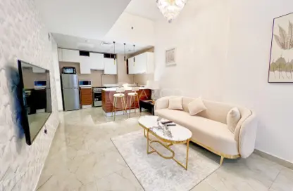Living / Dining Room image for: Apartment - 1 Bedroom - 1 Bathroom for rent in Joya Verde Residences - Jumeirah Village Circle - Dubai, Image 1