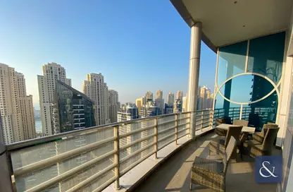 Balcony image for: Penthouse - 4 Bedrooms - 7 Bathrooms for sale in Orra Marina - Dubai Marina - Dubai, Image 1