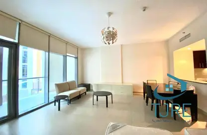 Living / Dining Room image for: Apartment - 1 Bathroom for sale in Dubai Wharf - Culture Village - Dubai, Image 1