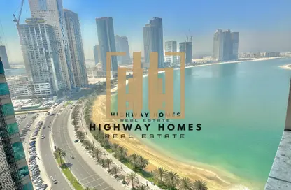 Apartment - 1 Bedroom - 2 Bathrooms for rent in Al Mamzar Tower - Al Mamzar - Sharjah - Sharjah