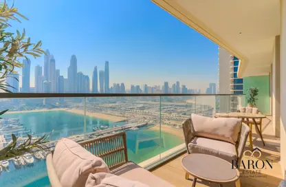 Apartment - 2 Bedrooms - 2 Bathrooms for rent in Marina Vista - EMAAR Beachfront - Dubai Harbour - Dubai