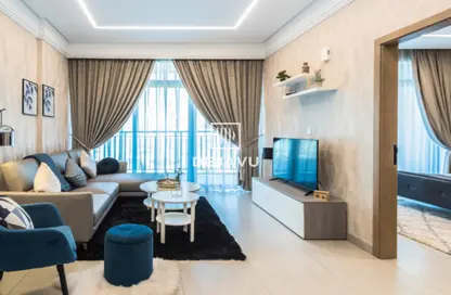 Living Room image for: Apartment - 1 Bedroom - 1 Bathroom for sale in Sunrise Legend - Arjan - Dubai, Image 1