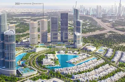 Apartment - 1 Bedroom - 2 Bathrooms for sale in 350 Riverside Crescent - Sobha Hartland II - Bukadra - Dubai