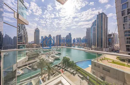 Apartment - 2 Bedrooms - 2 Bathrooms for rent in Damac Heights - Dubai Marina - Dubai