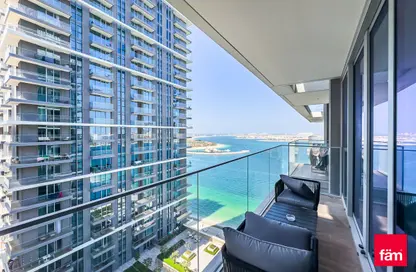 Apartment - 2 Bedrooms - 3 Bathrooms for rent in Beach Isle - EMAAR Beachfront - Dubai Harbour - Dubai