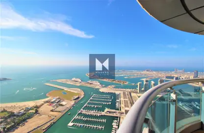 Penthouse - 5 Bedrooms - 5 Bathrooms for rent in Princess Tower - Dubai Marina - Dubai