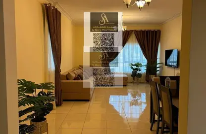 Apartment - 2 Bedrooms - 2 Bathrooms for sale in Orient Tower 2 - Orient Towers - Al Bustan - Ajman