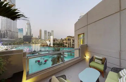دوبلكس - 2 غرف نوم - 3 حمامات للايجار في ذا ريزيدنس 6 - برج ريزيدنس - دبي وسط المدينة - دبي