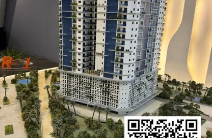 Apartment - 2 Bedrooms - 3 Bathrooms for sale in Smart Tower 1 - Al Amerah - Ajman
