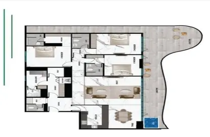 شقة - 2 غرف نوم - 2 حمامات للبيع في سامانا بورترفينو - مدينة دبي للإنتاج (اي ام بي زد) - دبي