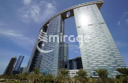 Outdoor Building image for: Apartment - 3 Bedrooms - 4 Bathrooms for rent in The Gate Tower 2 - Shams Abu Dhabi - Al Reem Island - Abu Dhabi, Image 1
