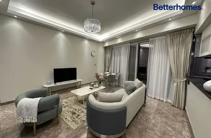 Living Room image for: Apartment - 2 Bedrooms - 3 Bathrooms for rent in Orra Harbour Residences and Hotel Apartments - Dubai Marina - Dubai, Image 1