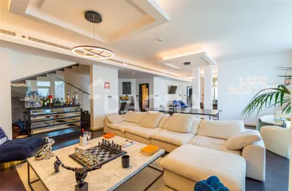 Living Room image for: Duplex - 3 Bedrooms - 4 Bathrooms for sale in The Torch - Dubai Marina - Dubai, Image 1