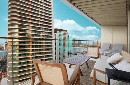 Apartment - 2 Bedrooms - 2 Bathrooms for rent in Grand Bleu Tower 2 - EMAAR Beachfront - Dubai Harbour - Dubai