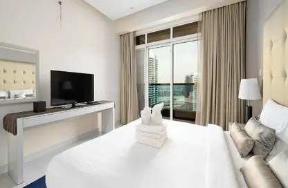 Apartment - 1 Bathroom for rent in DAMAC Maison The Vogue - Business Bay - Dubai