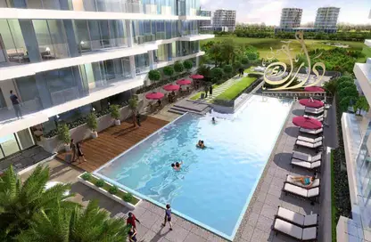 Pool image for: Apartment - 1 Bathroom for sale in Golf Panorama - DAMAC Hills - Dubai, Image 1
