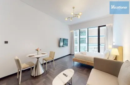 Living / Dining Room image for: Apartment - 1 Bedroom - 1 Bathroom for rent in O10 - Al Jaddaf - Dubai, Image 1