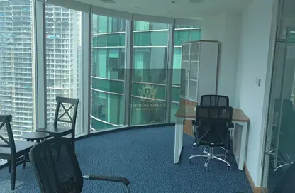Office Space - Studio - 1 Bathroom for rent in The Binary Tower - Business Bay - Dubai