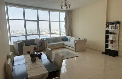 Apartment - 1 Bedroom - 2 Bathrooms for rent in Orient Tower 1 - Orient Towers - Al Bustan - Ajman