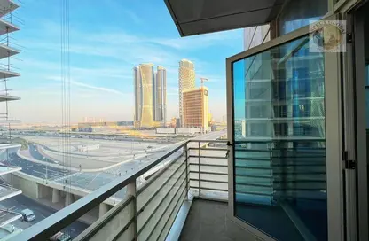 صورة لـ شرفة شقة - غرفة نوم - 2 حمامات للبيع في برج هاميلتون - الخليج التجاري - دبي ، صورة رقم 1