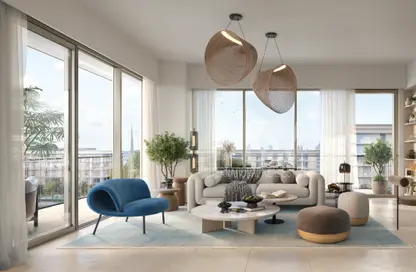 Living Room image for: Apartment - 3 Bedrooms - 4 Bathrooms for sale in Bayline - Mina Rashid - Dubai, Image 1