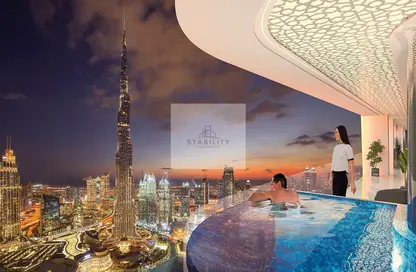 شقة - 1 حمام للبيع في بايز 101 من دانوب - الخليج التجاري - دبي