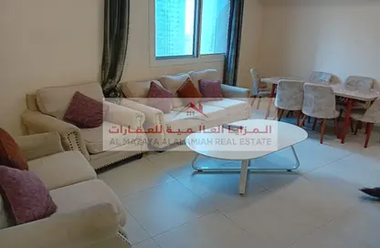 شقة - 2 غرف نوم - 3 حمامات للايجار في برج منازل 5 - شارع التعاون - التعاون - الشارقة
