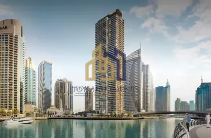 Apartment - 3 Bedrooms - 4 Bathrooms for sale in Marina Shores - Dubai Marina - Dubai