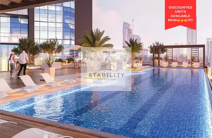 Apartment - 1 Bedroom - 2 Bathrooms for sale in Jade Tower - Majan - Dubai Land - Dubai