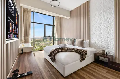 شقة - غرفة نوم - 2 حمامات للايجار في الأمل تاور - مدينة دبي الرياضية - دبي