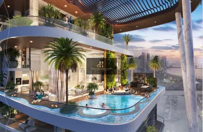 Pool image for: Apartment - 2 Bedrooms - 3 Bathrooms for sale in Tower A - Damac Bay - Dubai Harbour - Dubai, Image 1