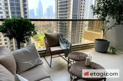 Terrace image for: Apartment - 1 Bathroom for rent in Elite Downtown Residence - Downtown Dubai - Dubai, Image 1