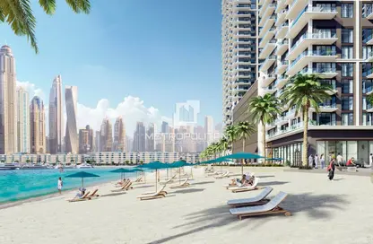 Apartment - 2 Bedrooms - 3 Bathrooms for sale in Beach Mansion - EMAAR Beachfront - Dubai Harbour - Dubai