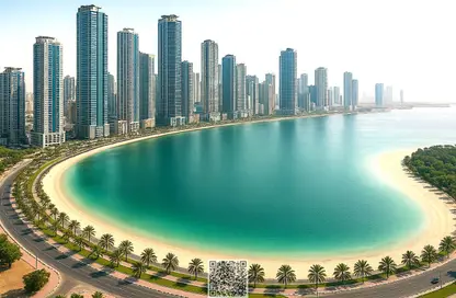 شقة - غرفة نوم - 2 حمامات للبيع في مساكن كورنيش عجمان - طريق كورنيش عجمان - عجمان