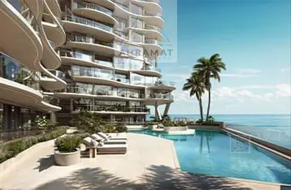 Apartment - 1 Bedroom - 2 Bathrooms for sale in Ajman Creek Towers - Al Rashidiya 1 - Al Rashidiya - Ajman