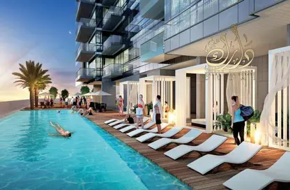 صورة لـ حوض سباحة شقة - 2 غرف نوم - 3 حمامات للبيع في تايم 2 - مجمع دبي ريزيدنس - دبي ، صورة رقم 1