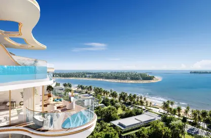 شقة - غرفة نوم - 2 حمامات للبيع في بيتش ووك جراند - جزر دبي - دبي