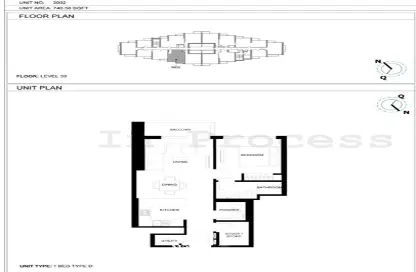 Apartment - 1 Bedroom - 2 Bathrooms for sale in 330 Riverside Crescent - Sobha Hartland II - Bukadra - Dubai