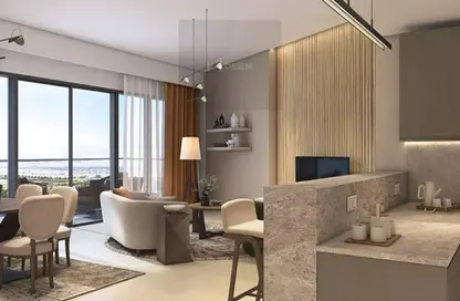 Living / Dining Room image for: Apartment - 1 Bedroom - 1 Bathroom for sale in Golf Gate 2 - DAMAC Hills - Dubai, Image 1