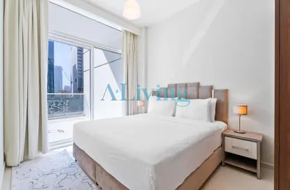 Room / Bedroom image for: Apartment - 1 Bedroom - 1 Bathroom for rent in Vera Residences - Business Bay - Dubai, Image 1
