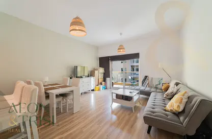 Living / Dining Room image for: Apartment - 1 Bedroom - 1 Bathroom for rent in Al Alka 1 - Al Alka - Greens - Dubai, Image 1
