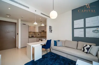 Living / Dining Room image for: Apartment - 1 Bedroom - 1 Bathroom for sale in Creek Vistas Reserve - Sobha Hartland - Mohammed Bin Rashid City - Dubai, Image 1