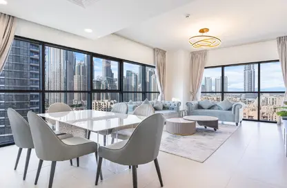 شقة - 3 غرف نوم - 5 حمامات للايجار في بلفيو برج 1 - أبراج بلفيو - وسط مدينة دبي - دبي