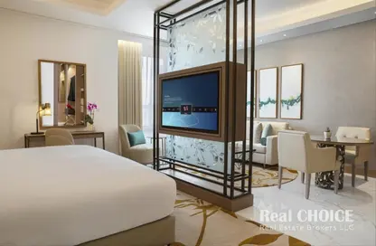 Room / Bedroom image for: Hotel  and  Hotel Apartment - 1 Bathroom for rent in Al Jaddaf Rotana Suite Hotel - Al Jaddaf - Dubai, Image 1