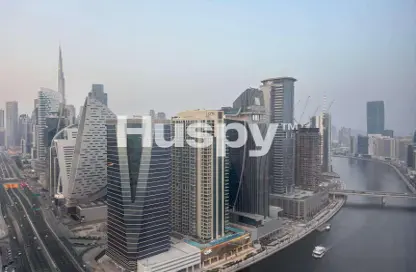 شقة - 2 غرف نوم - 3 حمامات للايجار في برج نورا - مدينة الحبتور - الخليج التجاري - دبي