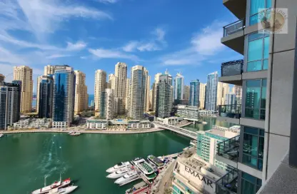 Water View image for: Apartment - 1 Bedroom - 2 Bathrooms for rent in Al Majara 2 - Al Majara - Dubai Marina - Dubai, Image 1