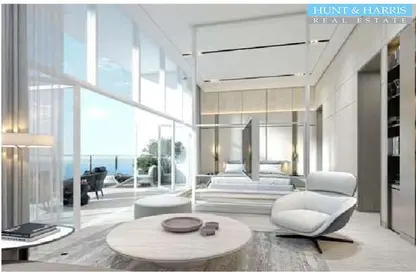 Living Room image for: Apartment - 1 Bathroom for sale in Cape Hayat - Mina Al Arab - Ras Al Khaimah, Image 1